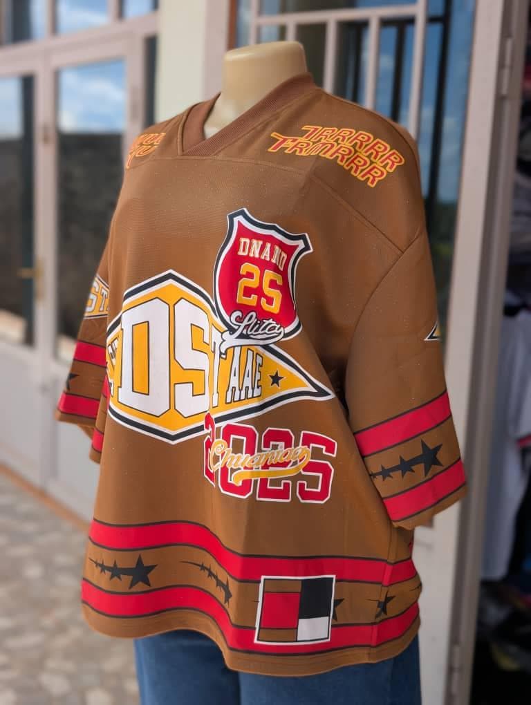 graphic oversized jersey